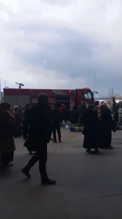 Ağrı&rsquo;da hastanede yangın paniği
