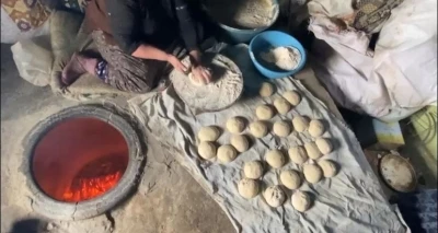 Ağrı&rsquo;da tandırlar Ramazan i&ccedil;in yakıldı
