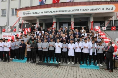Ağrı&rsquo;da TOBB Mesleki ve Teknik Anadolu Lisesi a&ccedil;ıldı
