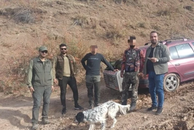 Ağrı’da yasaklı bölgede avlanan şahsa idari ceza
