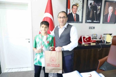 Ağrılı milli sporcu Eyüp Murat Alpaslan’dan büyük başarı
