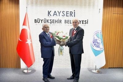 Ahilik kutlama heyetinden Başkan Büyükkılıç’a ziyaret
