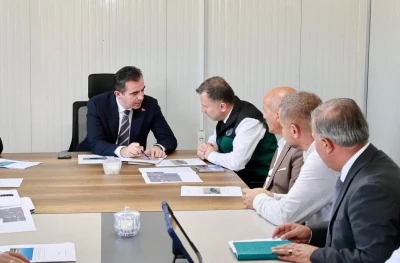 Ahlat i&ccedil;me suyu isale hattı projesi hızla ilerliyor
