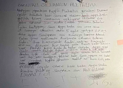 Ahmet Minguzzi’nin katil zanlısının mektubu ortaya çıktı: &quot;Aslanlar gibi yatar çıkarız&quot;
