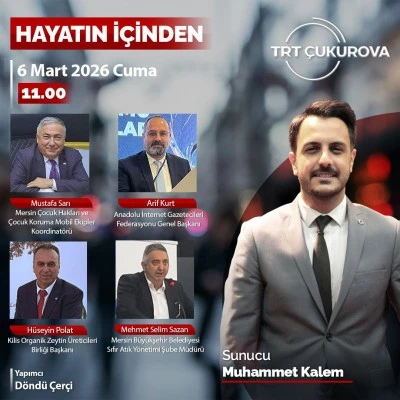 AİGF Genel Başkanı Arif Kurt TRT &Ccedil;ukurova Radyosu&rsquo;nda G&uuml;ndemi Değerlendirecek