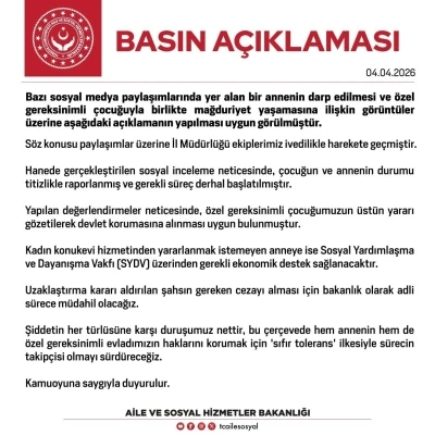 Aile ve Sosyal Hizmetler Bakanlığı: "&Ouml;zel gereksinimli &ccedil;ocuğumuzun devlet korumasına alınması uygun bulunmuştur"
