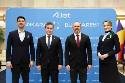 AJet, ilk Ankara-B&uuml;kreş seferini ger&ccedil;ekleştirdi

