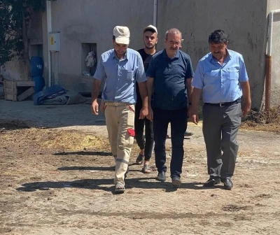 AK Parti’den Karacaören köyündeki yangın mağdurlarına ziyaret
