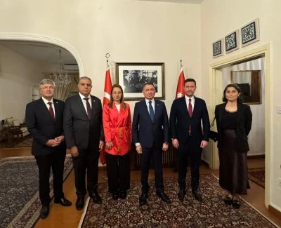 AK Parti Gaziantep Milletvekili Derya Bakbak, TBMM heyetiyle &Uuml;rd&uuml;n&rsquo;de temaslarda bulundu