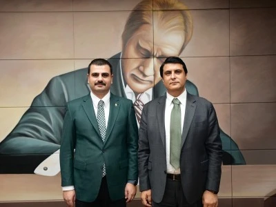 AK Parti Genel Sekreteri İnan&rsquo;dan Başkan Yılmaz&rsquo;a Ziyaret