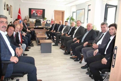 AK Parti heyetinden Karaveli&rsquo;ye ziyaret
