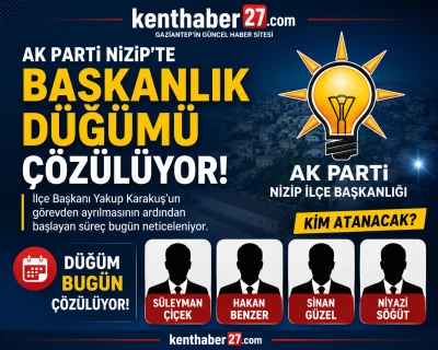 AK Parti Nizip&rsquo;te Başkanlık D&uuml;ğ&uuml;m&uuml; &Ccedil;&ouml;z&uuml;l&uuml;yor