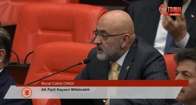 AK Partili Cıngı&rsquo;dan TBMM&rsquo;de tescilli pastırma a&ccedil;ıklaması: "Hayırlı olsun"
