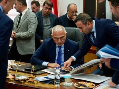 Ak&ccedil;adağ&rsquo;ın turizm projeleri Bakan Ersoy&rsquo;a sunuldu
