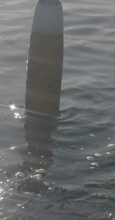 Akçakoca açıklarında balıkçılar füze motoru buldu
