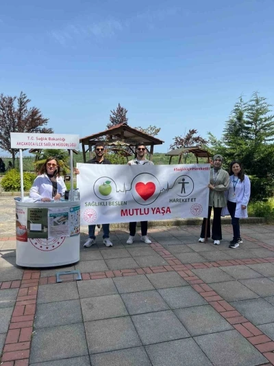 Ak&ccedil;akoca bahar şenlikleri&rsquo;nde sağlık standına yoğun ilgi
