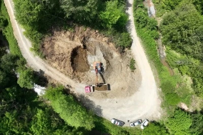 Ak&ccedil;akoca&rsquo;da 4 kilometrelik &uuml;st yapısı tamam

