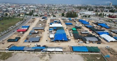 Akdeniz Belediyesinden mobil kesim &uuml;nitesiyle hijyenik kurban alanı

