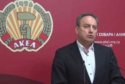 AKEL Genel Sekreteri Stefanu: "İsrail, G&uuml;ney Kıbrıs&rsquo;ı kendi projelerinde ara&ccedil; olarak kullanıyor"
