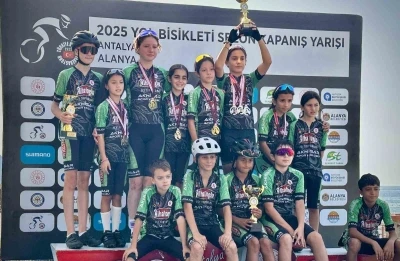Akhisarlı pedallar Alanya’da zirveye tırmandı
