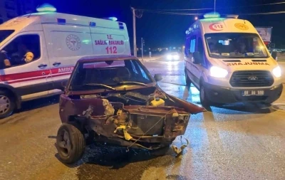 Aksaray’da alkollü sürücü kazaya sebep oldu: 2 yaralı
