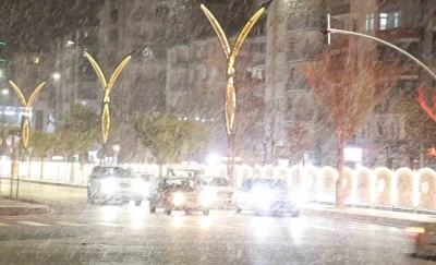 Aksaray&rsquo;da beklenen kar yağışı başladı
