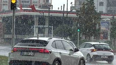 Aksaray&rsquo;da şiddetli yağmur etkili oldu
