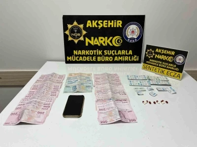 Akşehir’de polisten uyuşturucu operasyonu: 1 gözaltı
