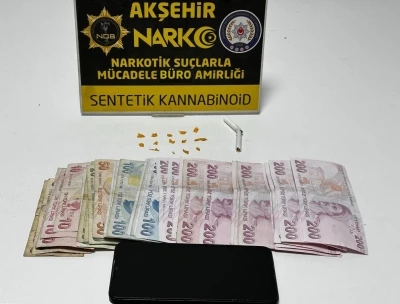 Akşehir&rsquo;de uyuşturucu operasyonu
