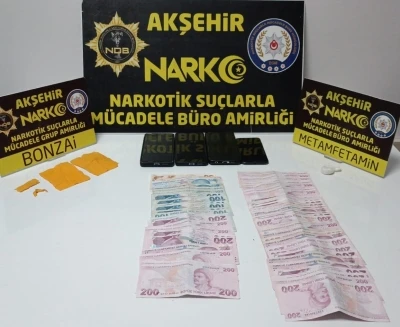 Akşehir’de uyuşturucu operasyonu

