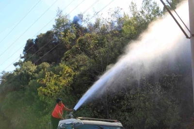Aksu’daki yangın kontrol altına alındı
