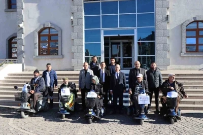 Akülü araçlarına kavuştu
