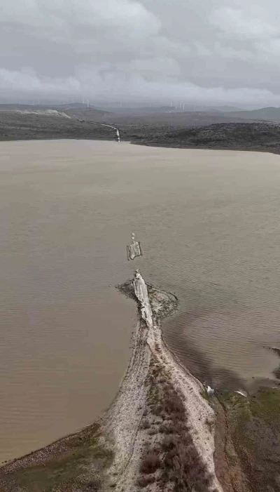Ala&ccedil;atı Kutlu Aktaş Barajı&rsquo;nda su seviyesi y&uuml;kseliyor

