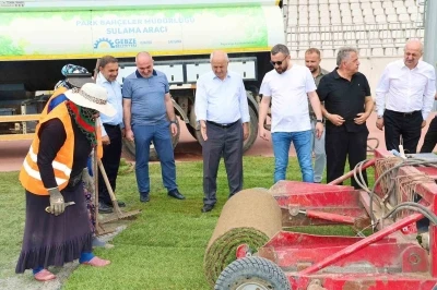 Alaettin Kurt Stadyumu yeni sezona hazırlanıyor
