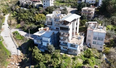 Alanya&rsquo;da 3 bina tedbir ama&ccedil;lı tahliye edildi
