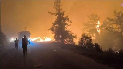 Alanya’da orman yangını
