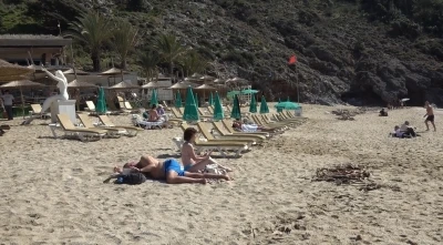 Alanya&rsquo;da şubat ortasında deniz keyfi
