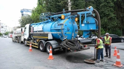 Alanya’da yağmur suyu hatları robot kamera ve kombine araçlarla temizleniyor
