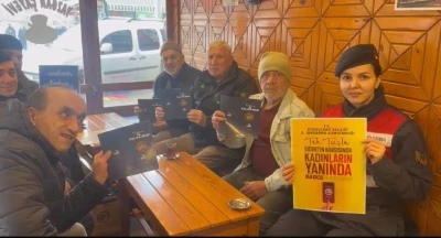 Alaplı&rsquo;da jandarmadan kadına şiddete karşı tek dokunuş
