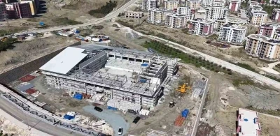 Alazı Mahallesi&rsquo;nde 1500 kişilik Spor Tesisinde &ccedil;alışmalar s&uuml;r&uuml;yor

