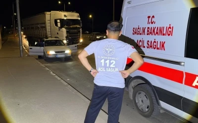 Aldığı maddenin etkisiyle baygın bulunan s&uuml;r&uuml;c&uuml; ekipleri harekete ge&ccedil;irdi
