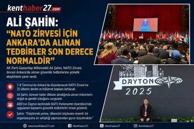 Ali Şahin: &ldquo;NATO Zirvesi İ&ccedil;in Ankara&rsquo;da Alınan Tedbirler Son Derece Normaldir&rdquo;