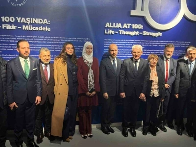 Aliya İzzetbegovi&ccedil;&rsquo;in 100. doğum yılına &ouml;zel sergi AKM&rsquo;de a&ccedil;ıldı
