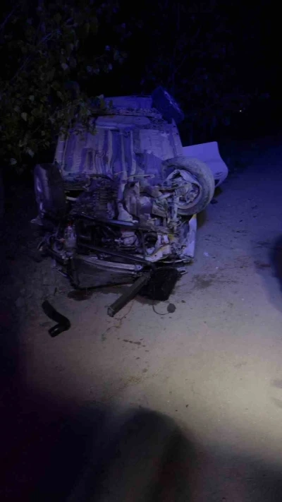 Alkoll&uuml; s&uuml;r&uuml;c&uuml; otomobiliyle takla attı
