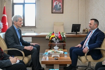 Almanya Federal Cumhuriyeti B&uuml;y&uuml;kel&ccedil;iliği el&ccedil;isi Stefan Bredohl Erzurum&rsquo;da
