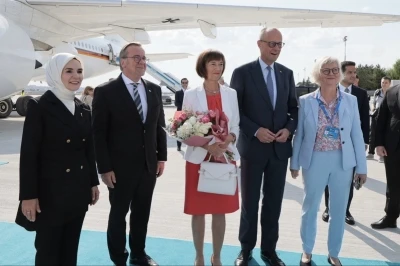 Almanya Şans&ouml;lyesi Merz ve Danimarka Başbakanı Frederiksen Ankara&rsquo;da
