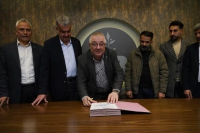 Altınoluk taziye ve k&uuml;lt&uuml;r evi protokol&uuml; imzalandı
