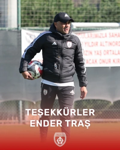 Altınordu&rsquo;da Ender Traş&rsquo;la yollar ayrıldı
