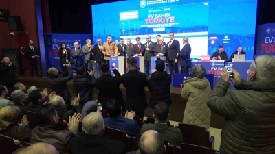 Amasya&rsquo;da 2 bin 601 sosyal konutun kura &ccedil;ekimi yapıldı
