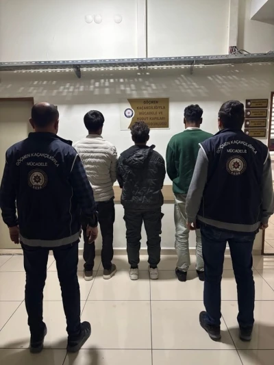 Amasya’da 3 kaçak göçmen yakalandı
